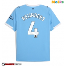 Moške Nogometnih dresov Manchester City Tijjani Reijnders #4 Domači 2025-26 Kratki rokavi